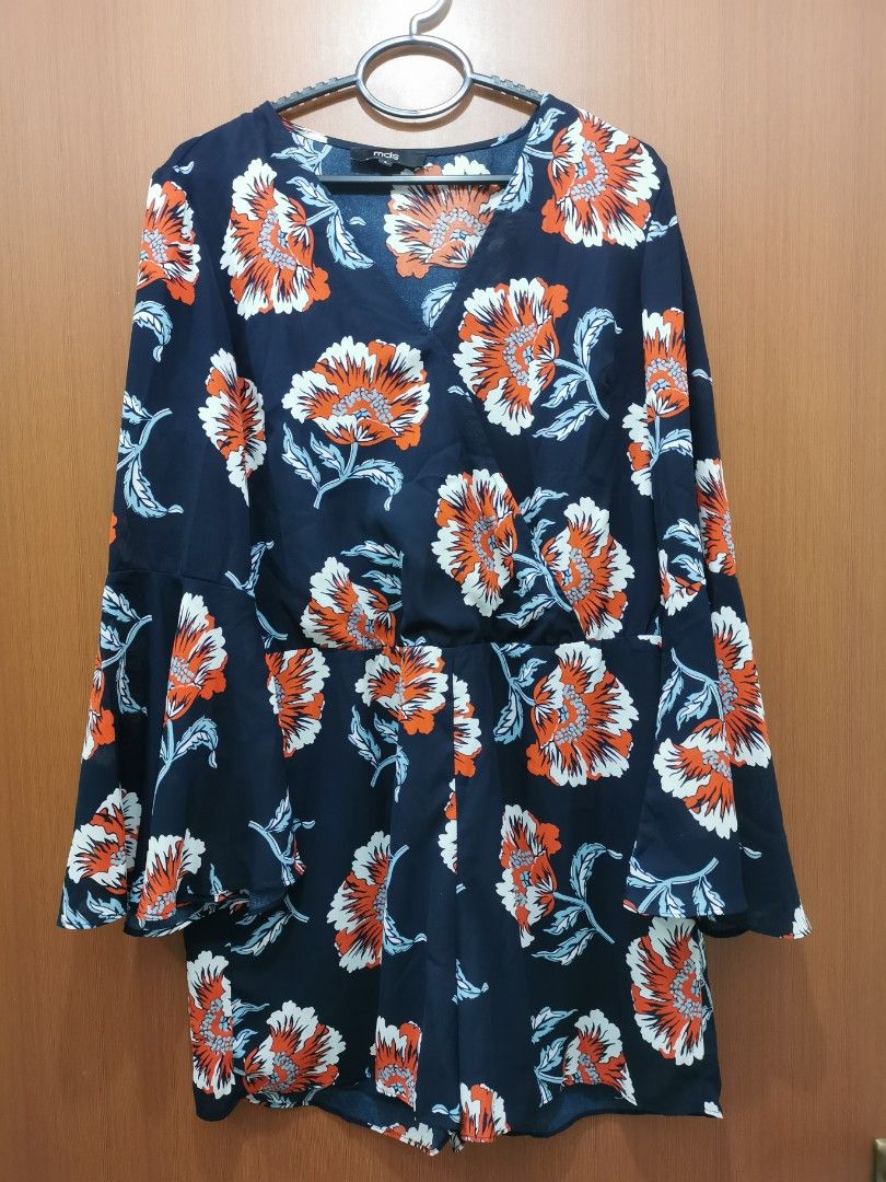 Patterned romper (Category: Rompers) located in Singapore. Submitted by ocaylah (Listing ID 1208109044, Image 1). Description: As good as new. Okay to mail..