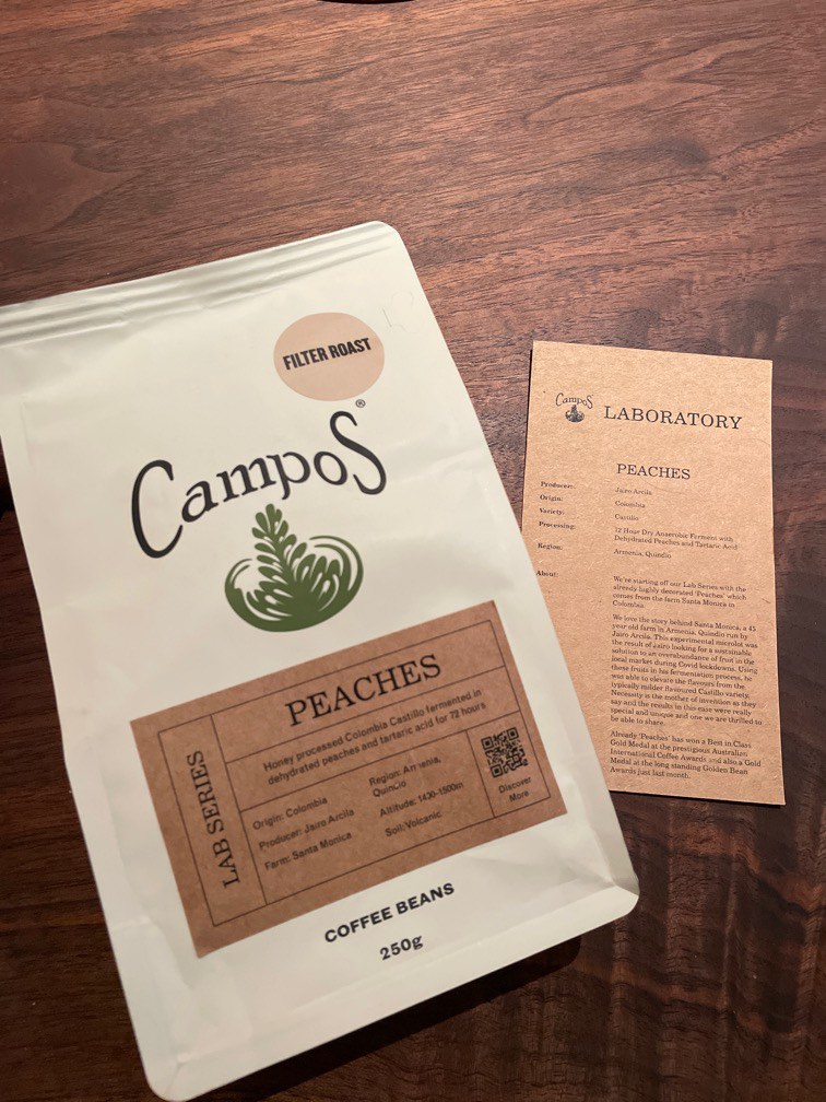 Peaches Coffee, Campos Coffee Beans, TV & Home Appliances, Kitchen Appliances, Coffee Machines