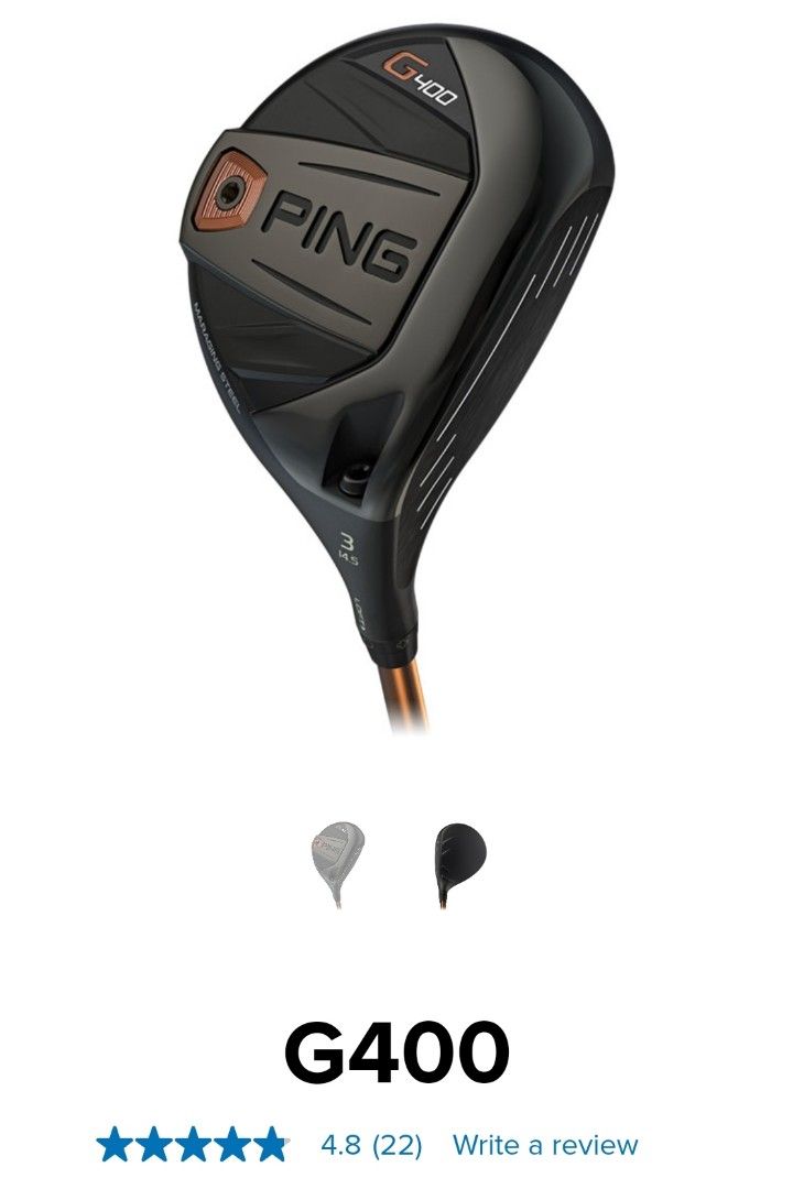 Ping G400 3 Wood, Sports Equipment, Sports & Games, Golf on Carousell