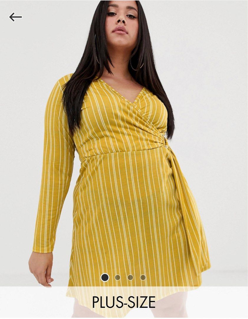 Pink clove sales wrap dress