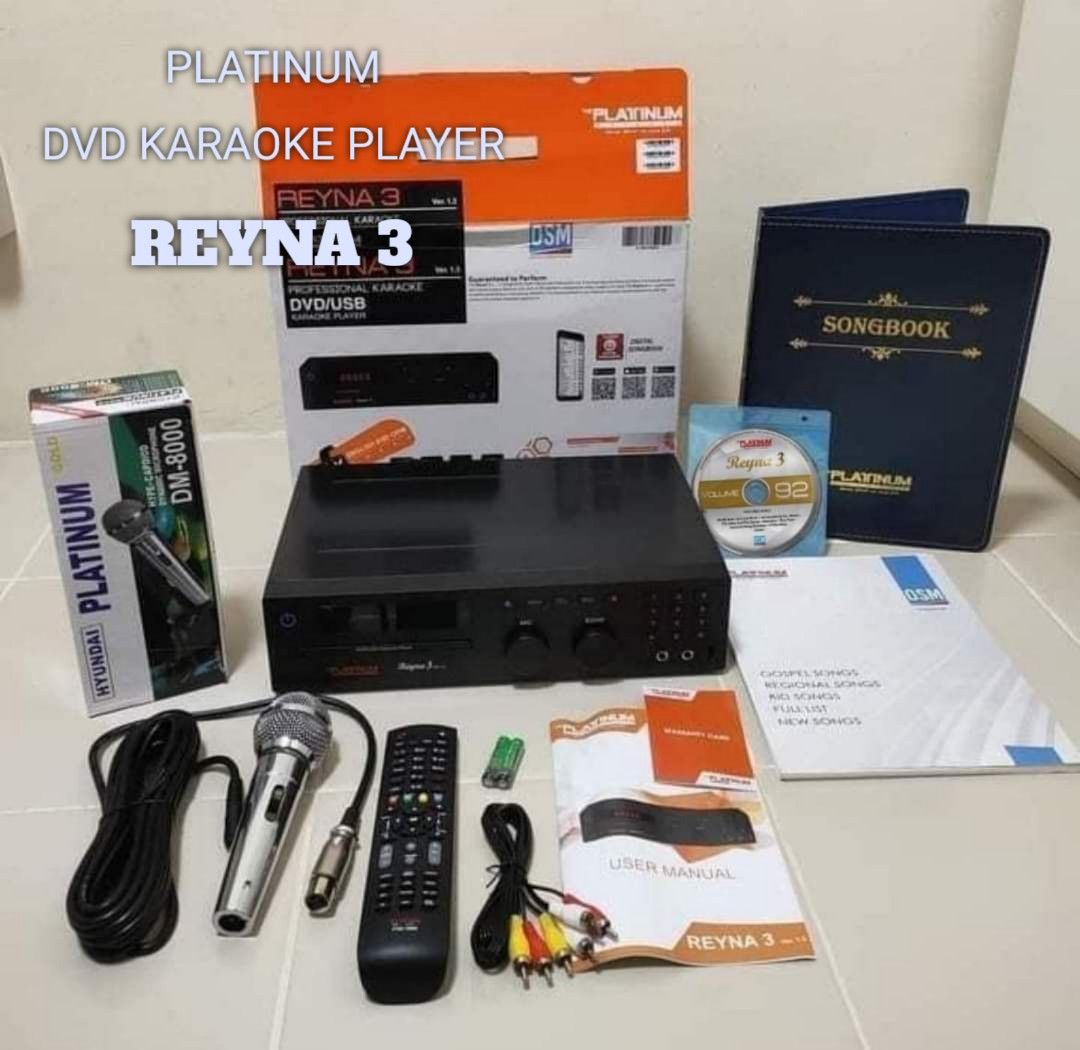 PLATINUM DVD KARAOKE PLAYERS, TV & Home Appliances, TV & Entertainment