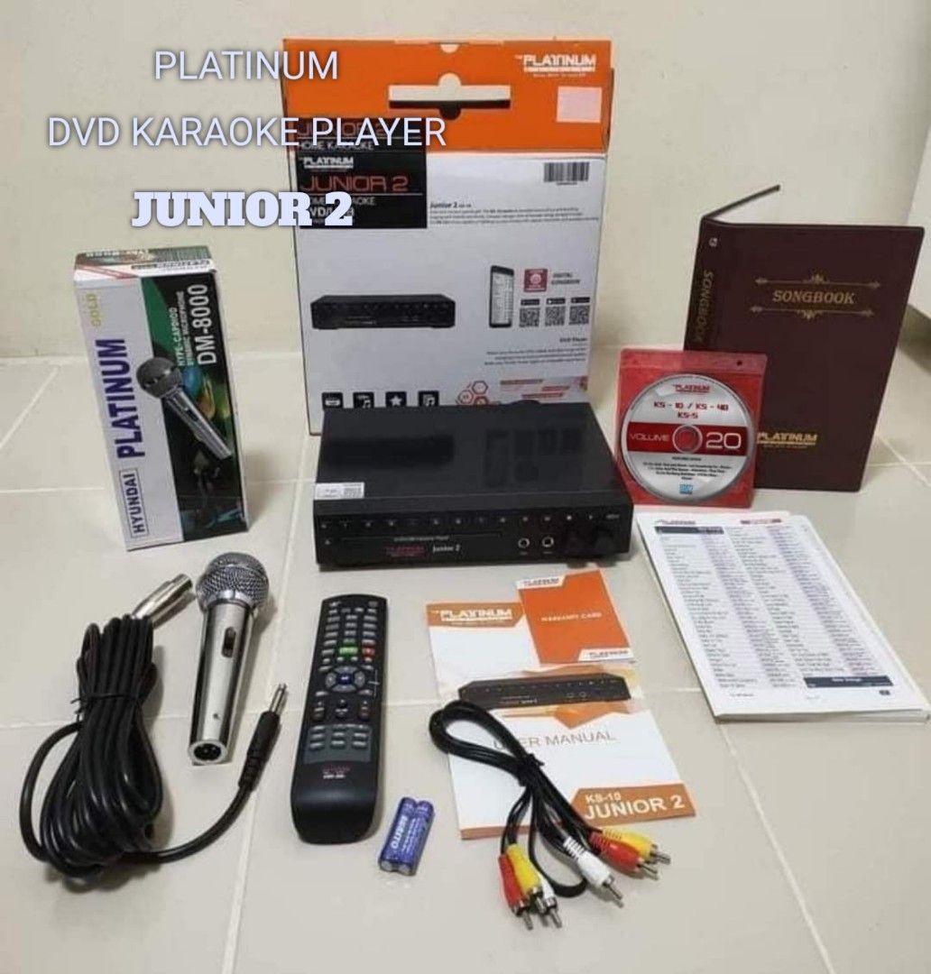 PLATINUM DVD KARAOKE PLAYERS, TV & Home Appliances, TV & Entertainment
