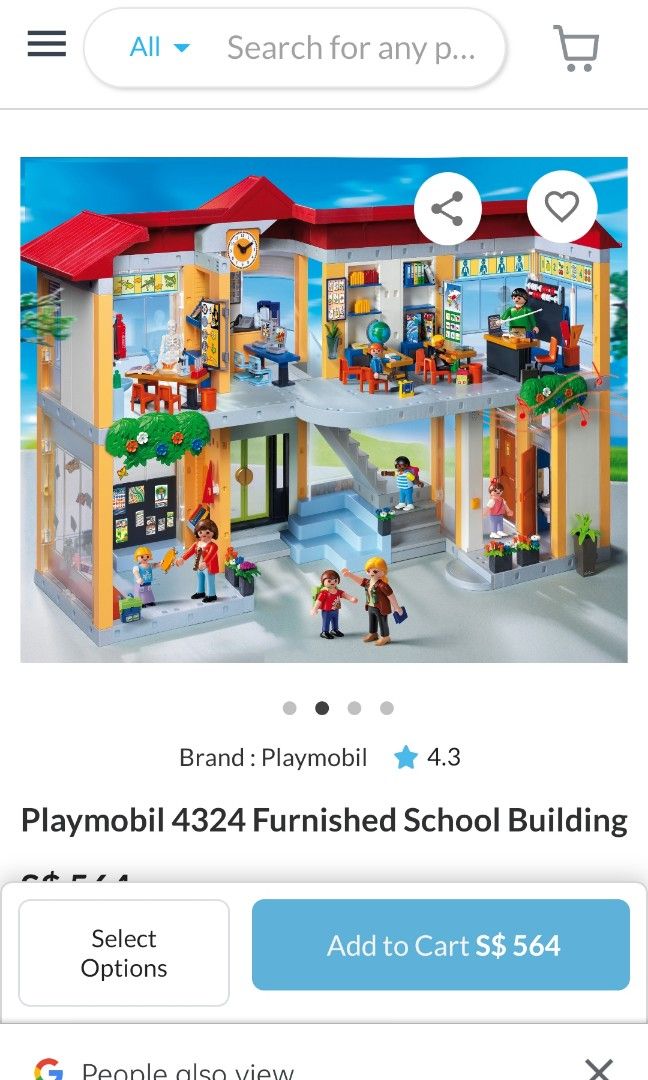 Playmobil 4324 Large School Building with Furnishing