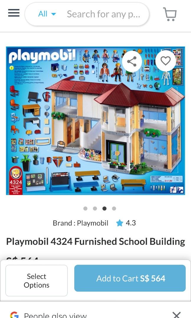 Playmobil School House, Hobbies & Toys, Toys & Games on Carousell