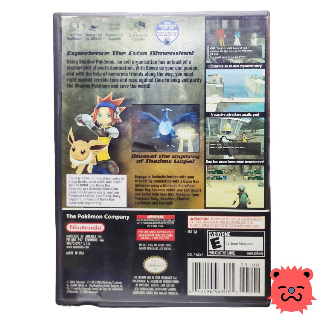 Pokémon XD: Gale of Darkness  Pokémon XD Yami no Kaze Dark Lugia para  GameCube (2005)