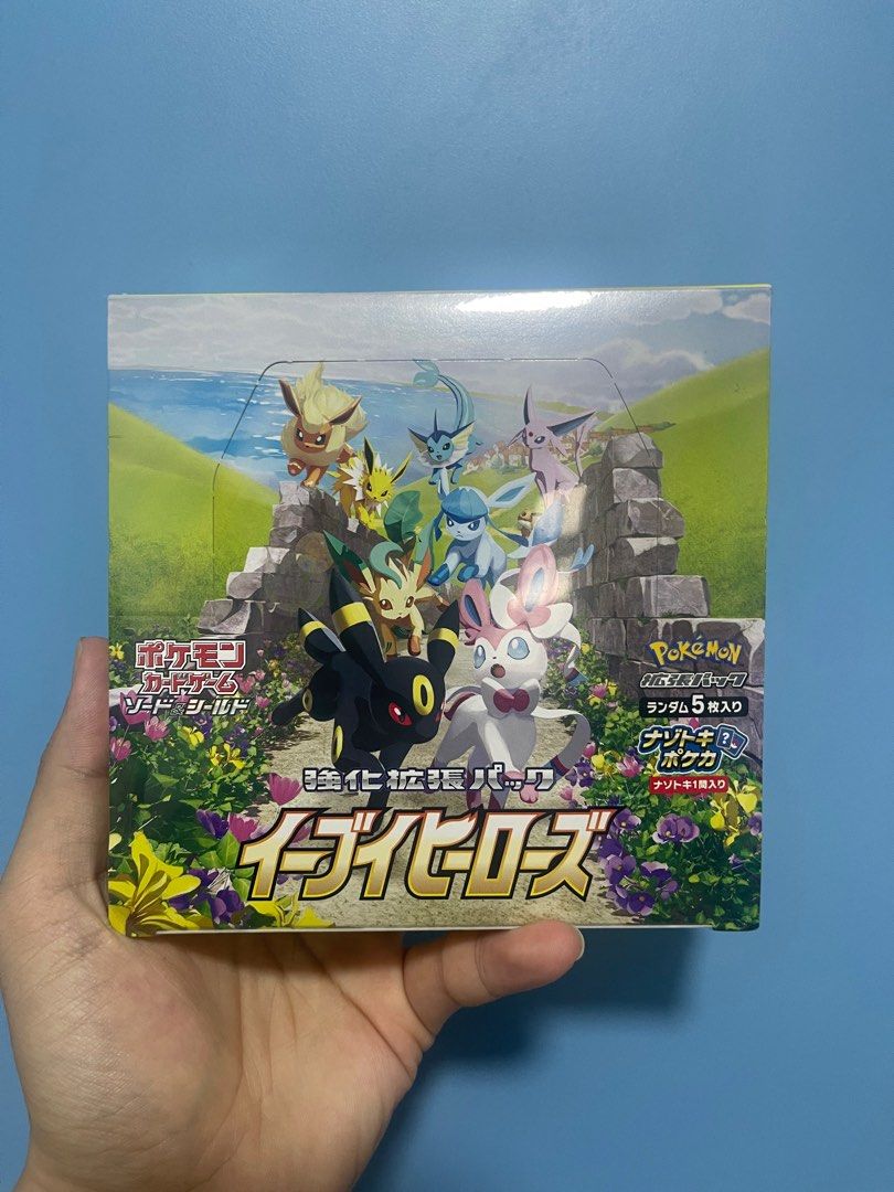 Pokémon tcg Eevee heroes booster box, Hobbies & Toys, Toys & Games on Carousell