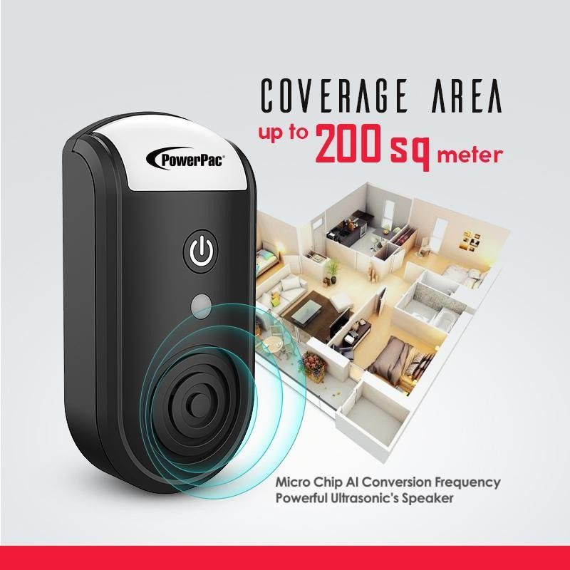 POWERPAC ULTRASONIC INSECT REPELLENT (WITH NIGHT LIGHT), Health