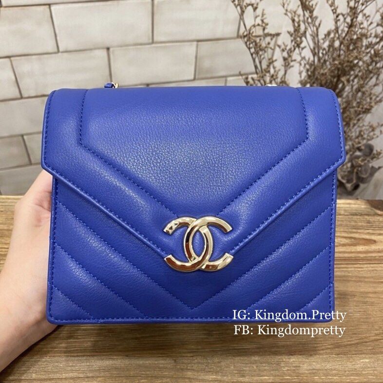 Chanel Chevron Mini Flap Bag, Luxury, Bags & Wallets on Carousell