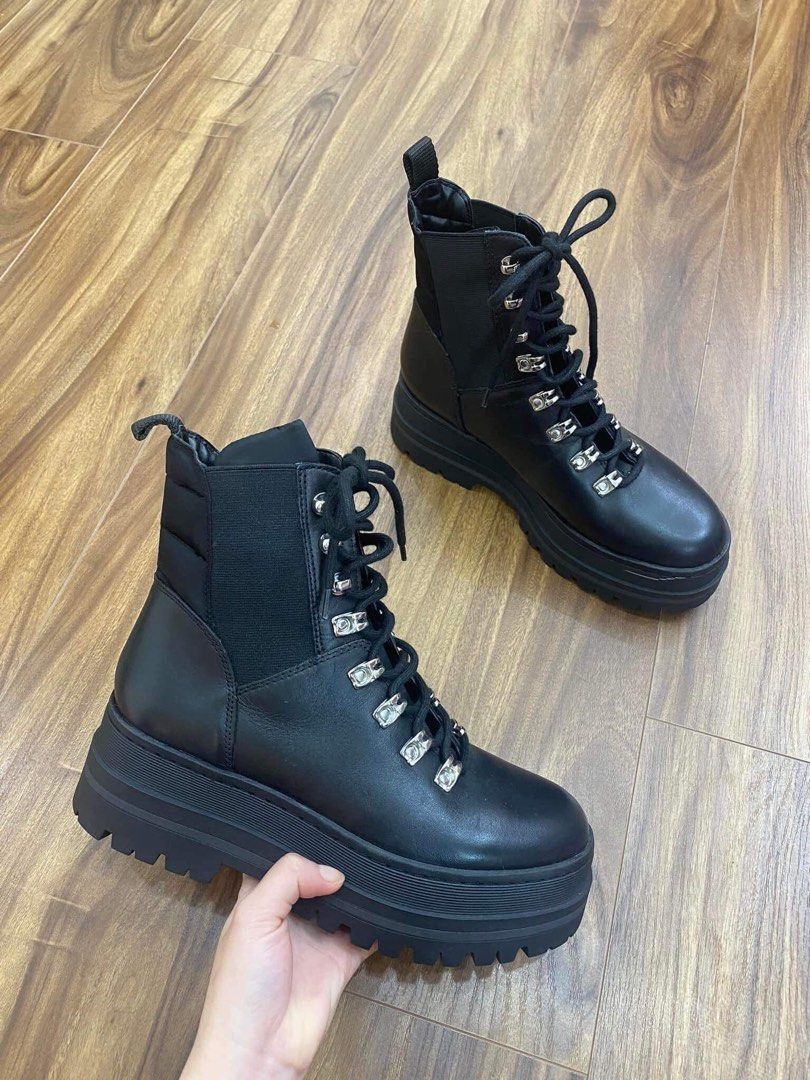 Marc fisher women's uleesa combat boot discount