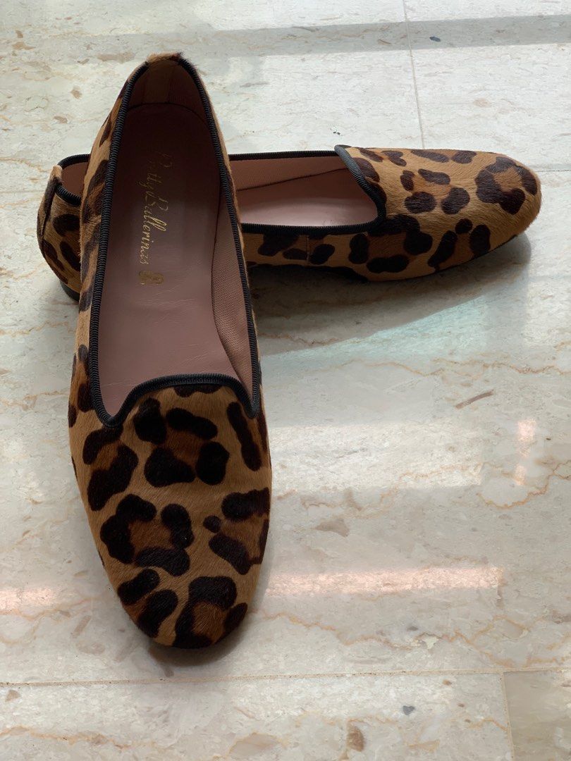 animal print ballerina shoes