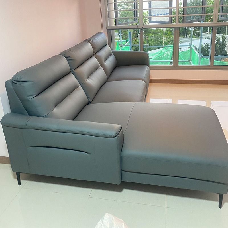 PVC Leather sofa Home Furniture 260cm Sofa, Furniture & Home Living