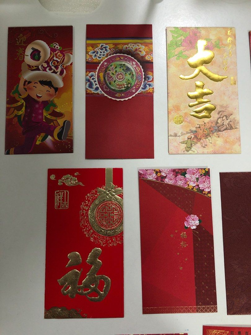 Red Packet (12 pieces, 12 designs) - NEW!!!, Hobbies & Toys, Stationery ...