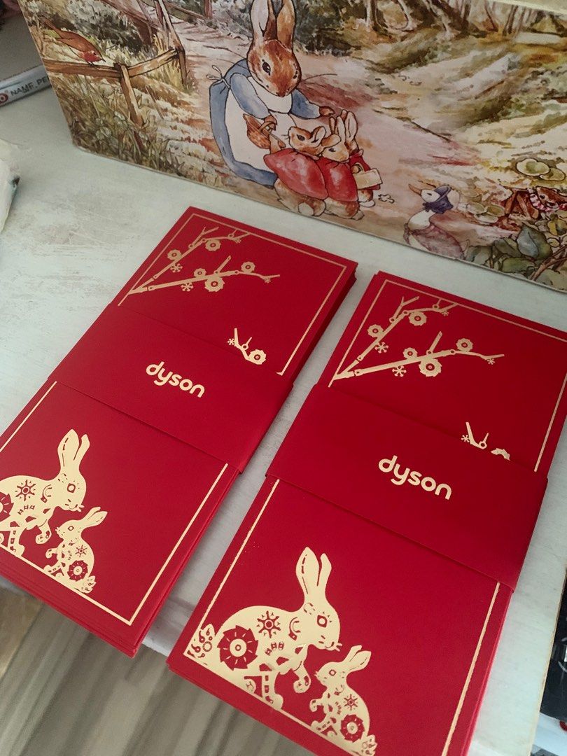 Red Packets collectible (Dyson rabbit), Hobbies & Toys, Stationery ...