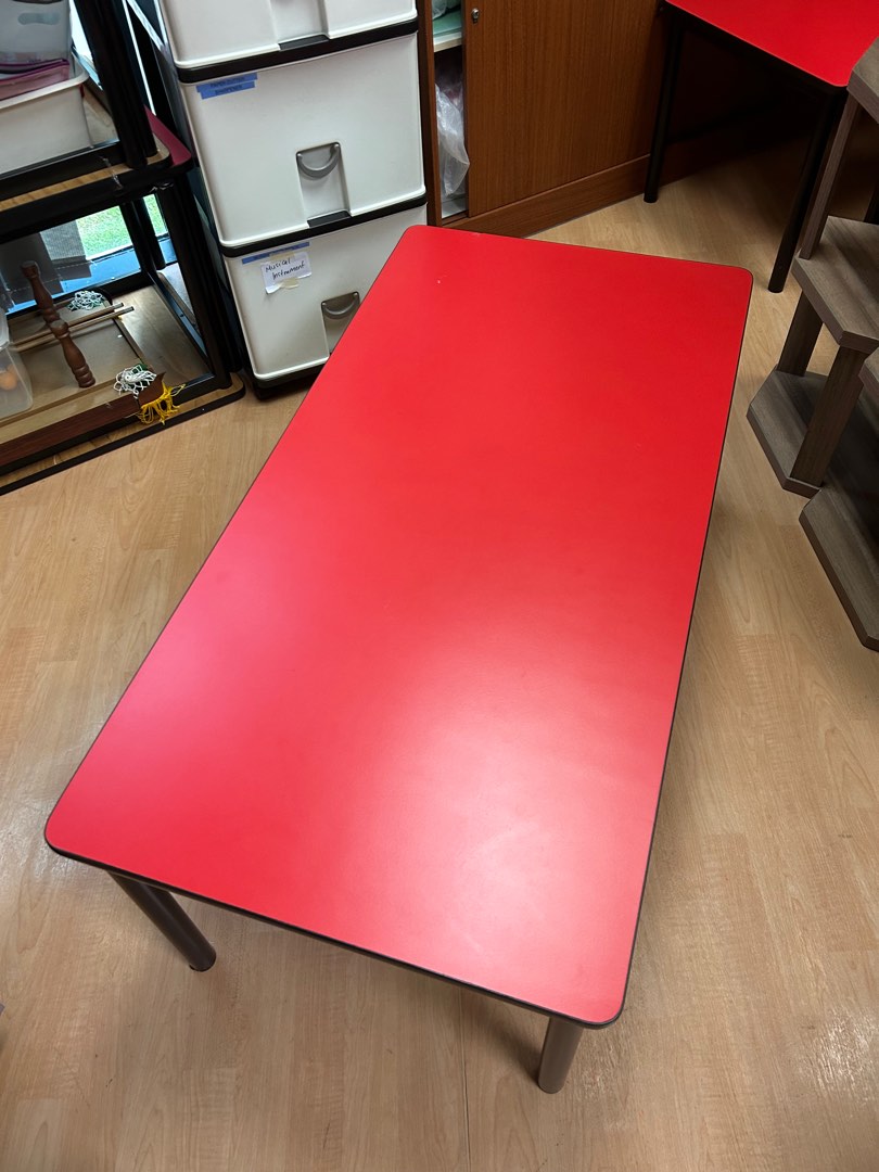 red tables (for kids), Furniture & Home Living, Furniture, Tables