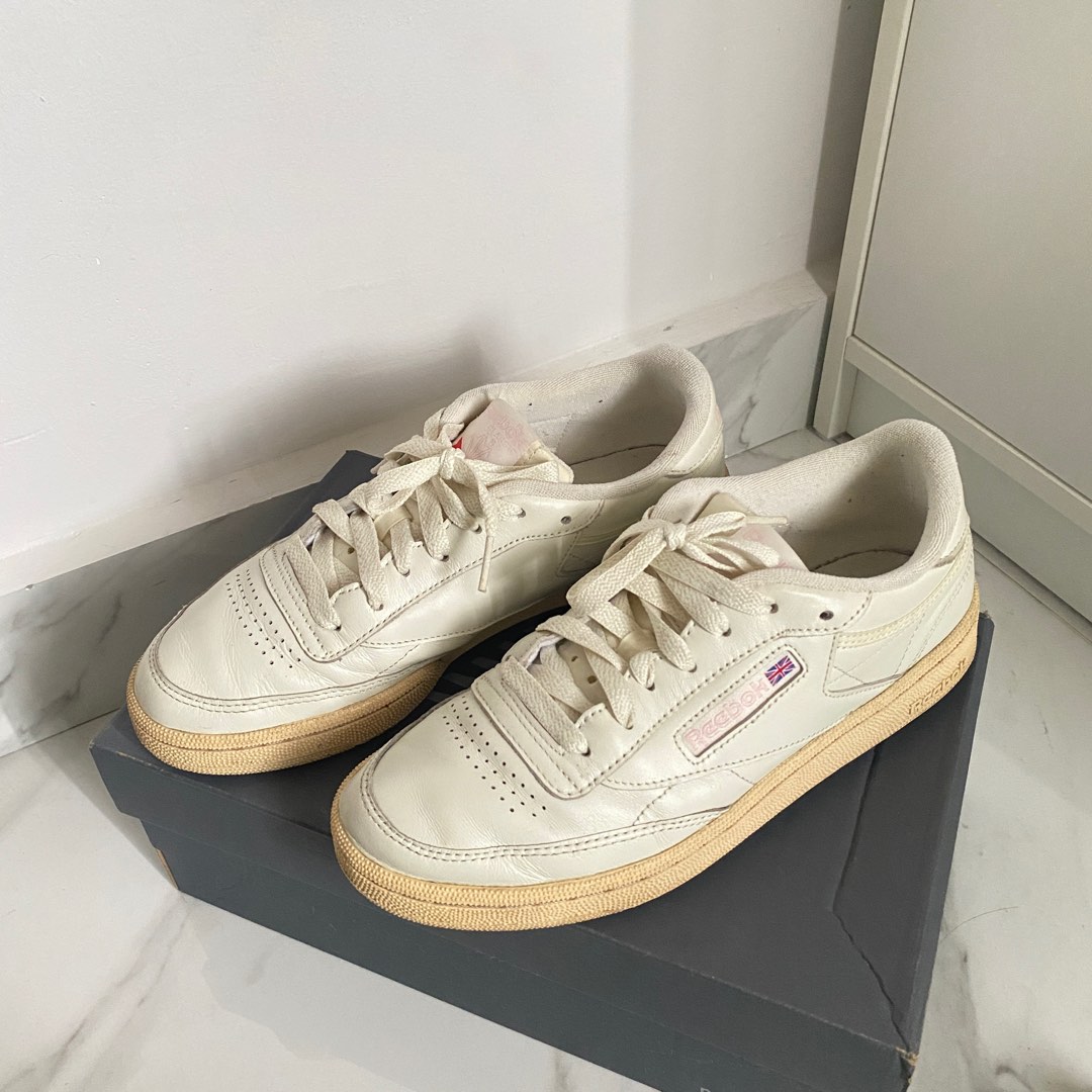 Reebok Club C 85 Vintage Cream Women s Fashion Footwear