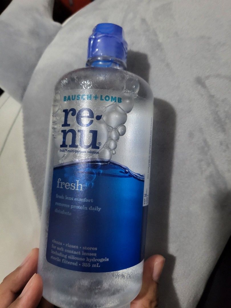 Renu 355 ml contact lenses solution, Beauty & Personal Care, Vision