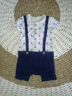 Romper baby look like overall size 3-6 bulan