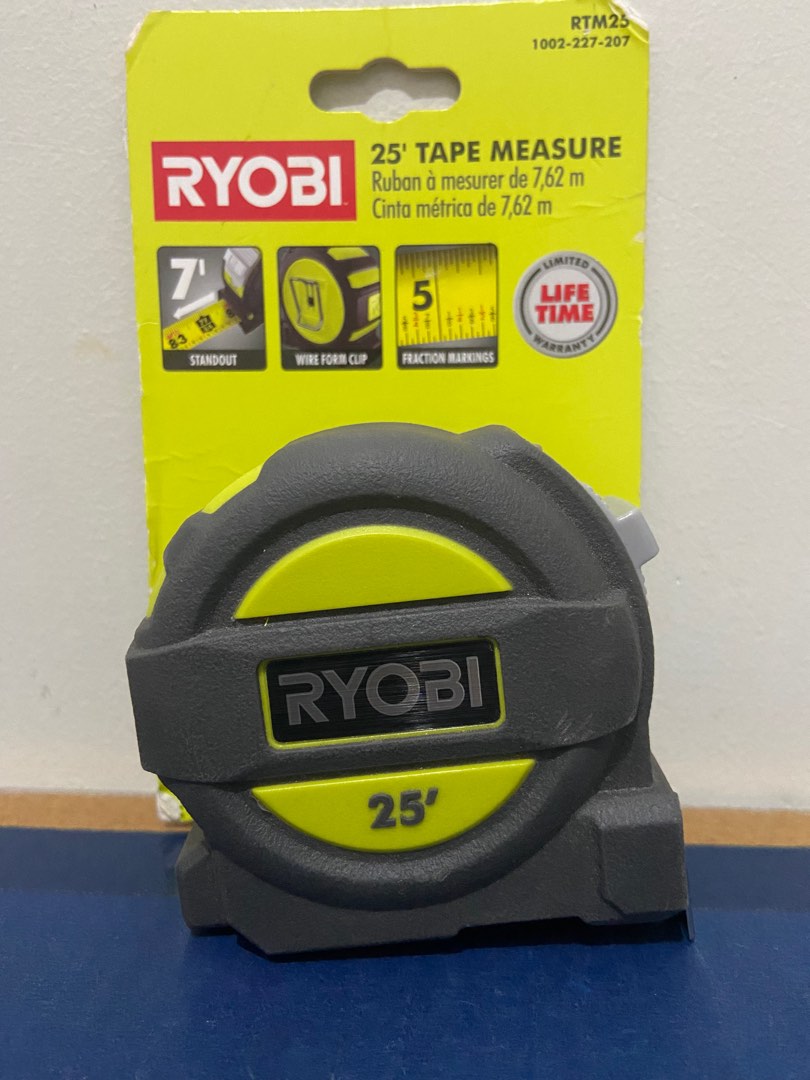 Reviews for RYOBI 25 ft. Tape Measure with Overmold and Wireform Belt Clip