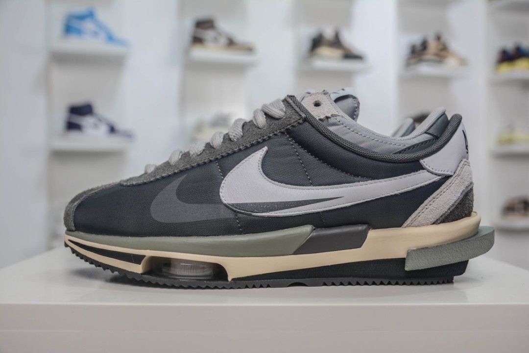 Sacai x Nike Zoom Cortez 4.0 Iron Grey 2022 DQ0581 001