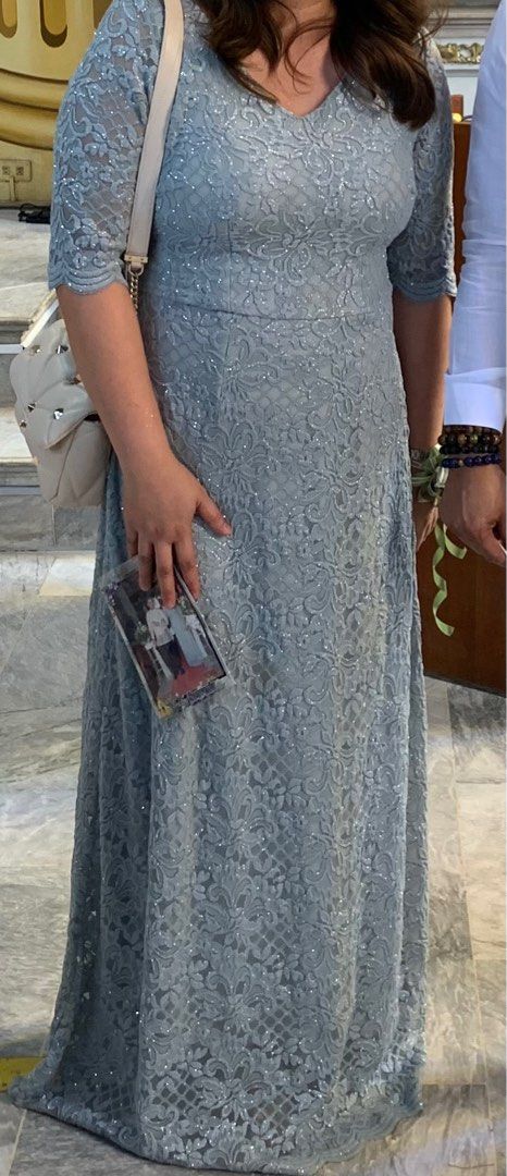 Ninang gown plus size top