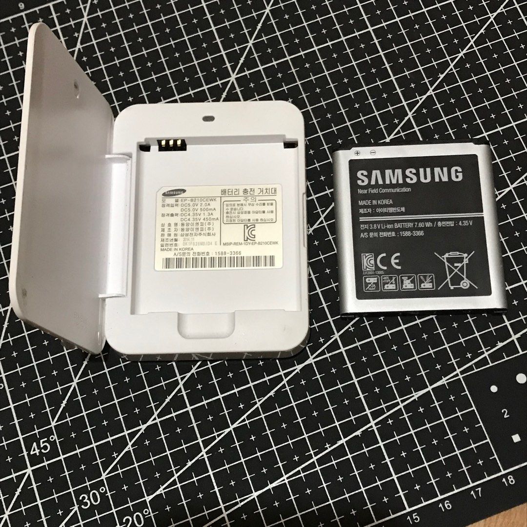 Samsung Galaxy Battery (Category: Batteries & Power Banks) located in Tagoloan. Submitted by dosdeclutter (Listing ID 1208163991, Image 3). Description: — samsung galaxy core advance battery cradle — model : EP-B210CEWK — never been used — 101% original.