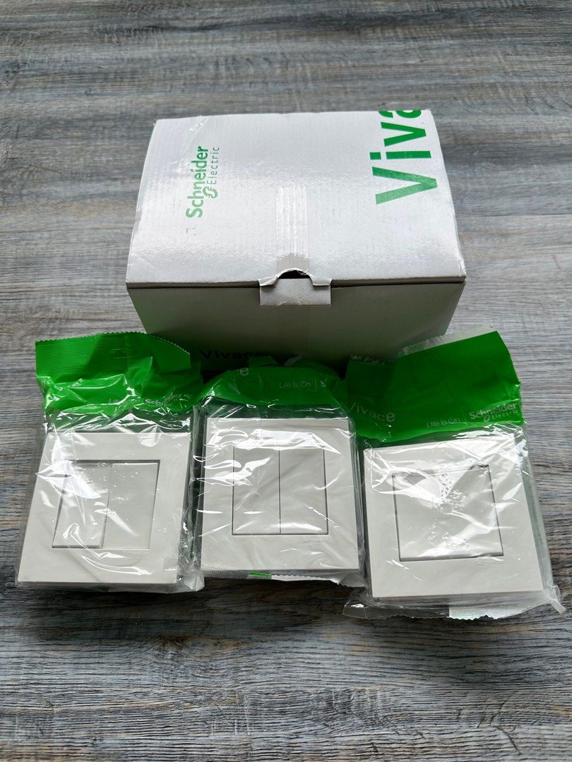 Schneider Vivace Switch Socket, TV & Home Appliances, Electrical ...