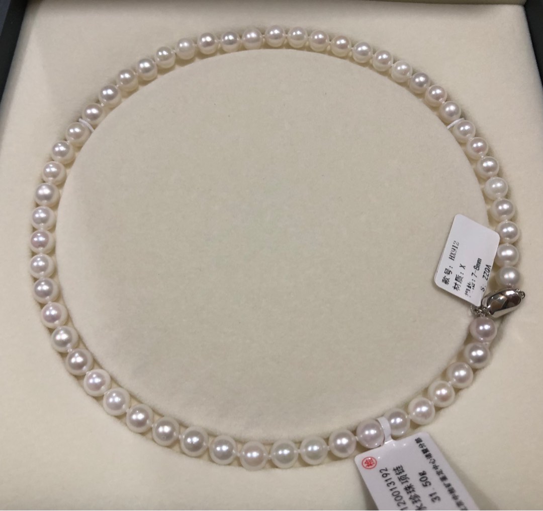 Seawater white pearl necklace Women s Fashion Jewelry