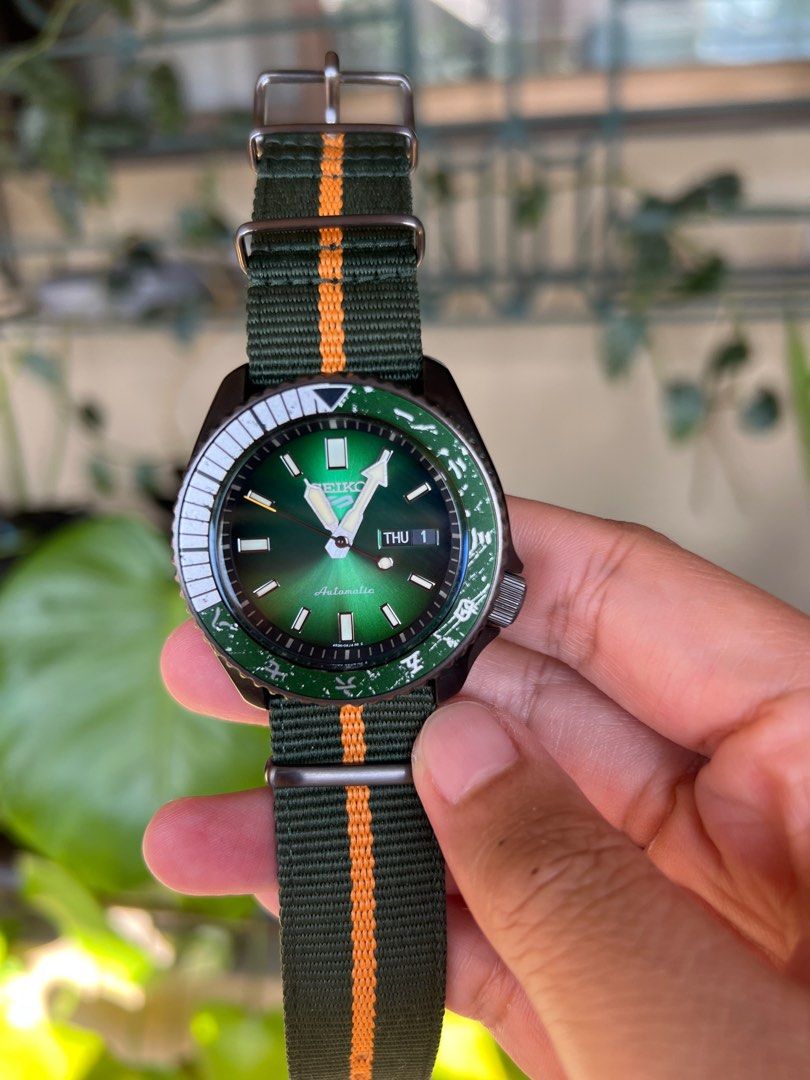 Seiko 5 sports Rock Lee model SRPF73K1, Men's Fashion, Watches &  Accessories, Watches on Carousell