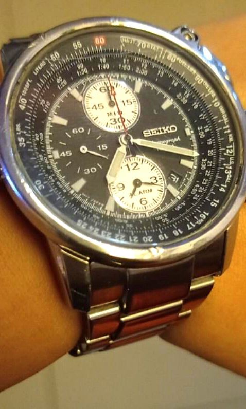 Seiko Flightmaster Chronograph vintage, Men's Fashion, Watches &  Accessories, Watches on Carousell