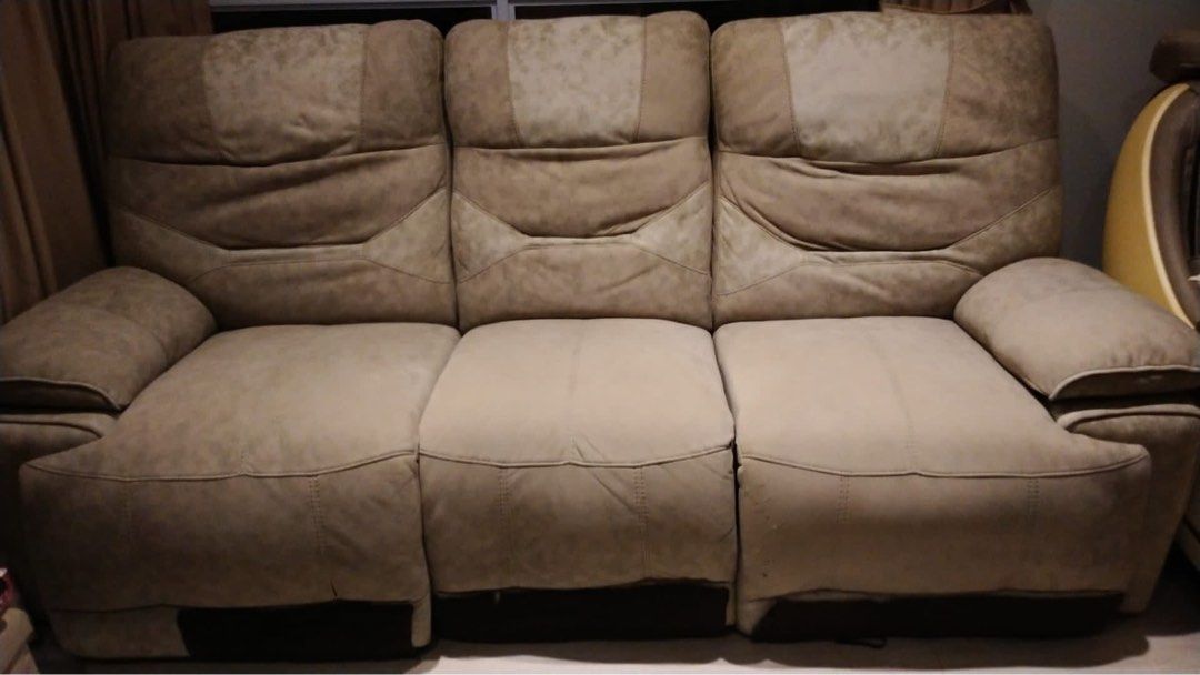 Sofa with electrical extension., Furniture & Home Living, Furniture