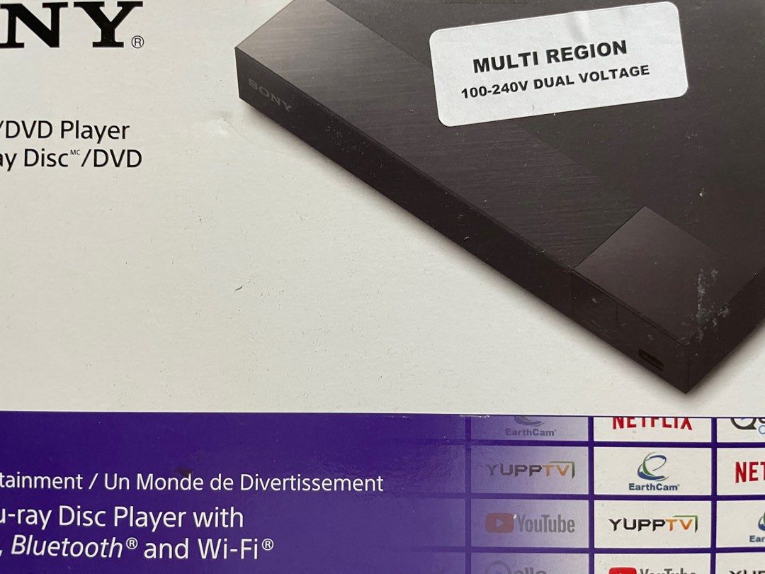 Sony Blu Ray region free BDP S6700, TV & Home Appliances, TV