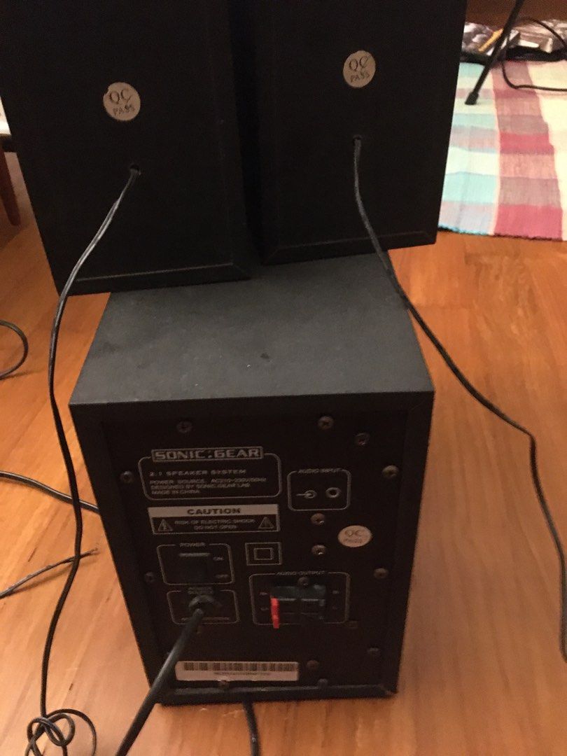 Speakers plus subwoofer, functioning, Audio, Soundbars, Speakers