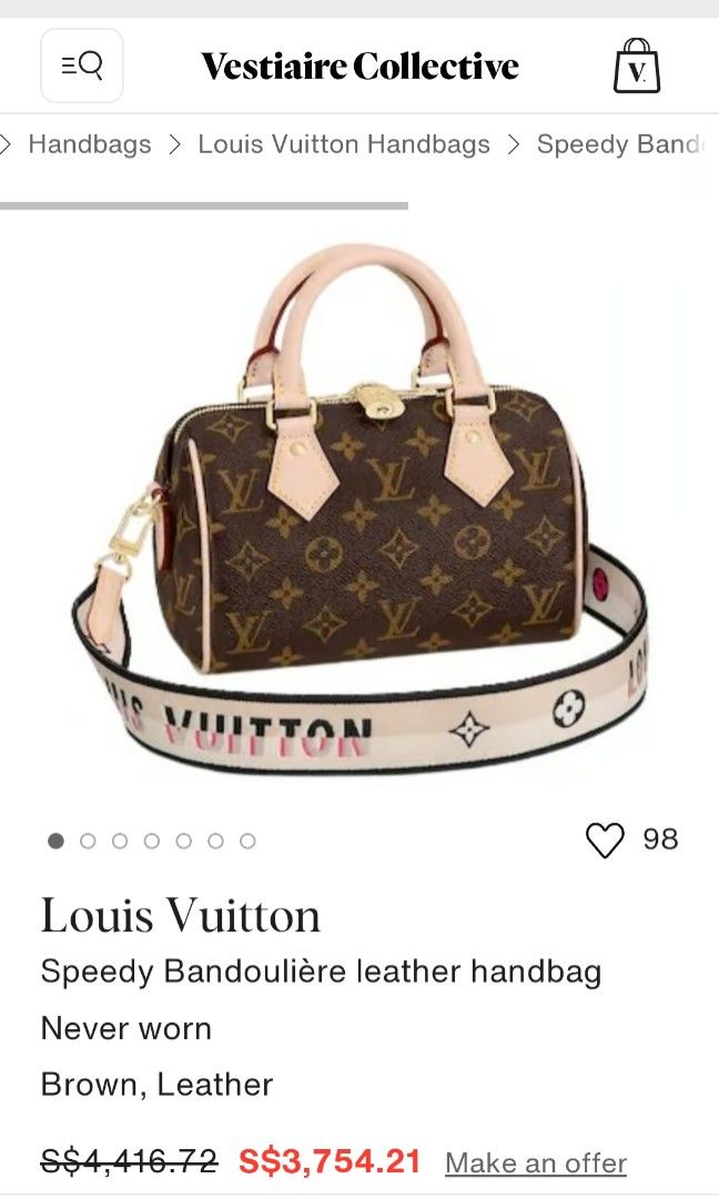 Speedy Bandoulière Louis Vuitton Bags - Vestiaire Collective