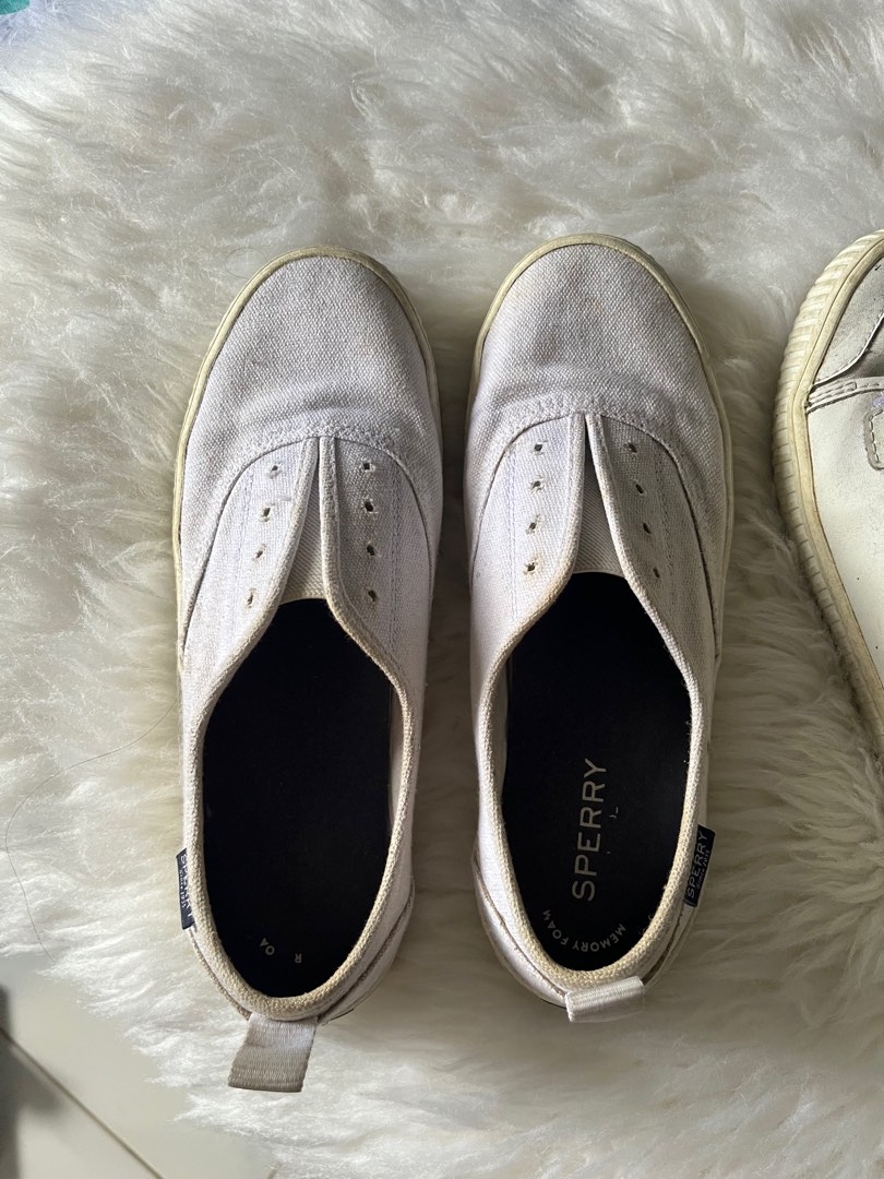 sperry linen sneakers