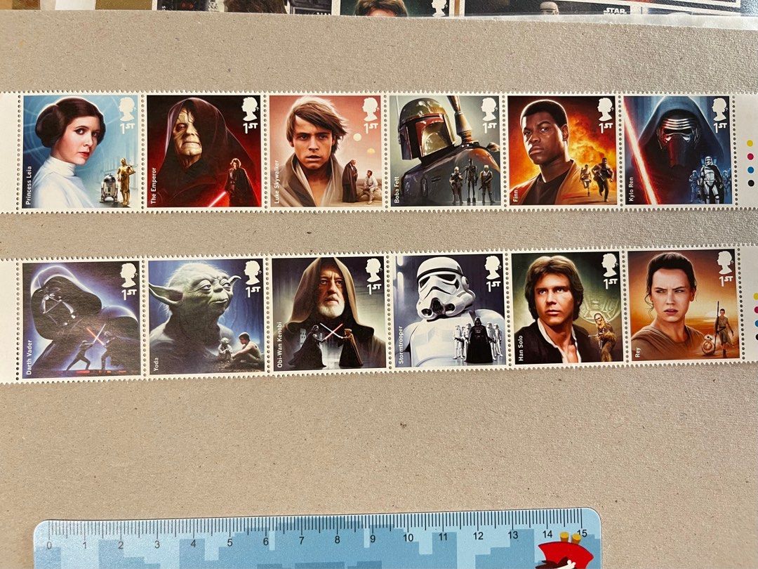 Star Wars The Force Awakens 星球大戰原力覺醒Royal Mail Stamps