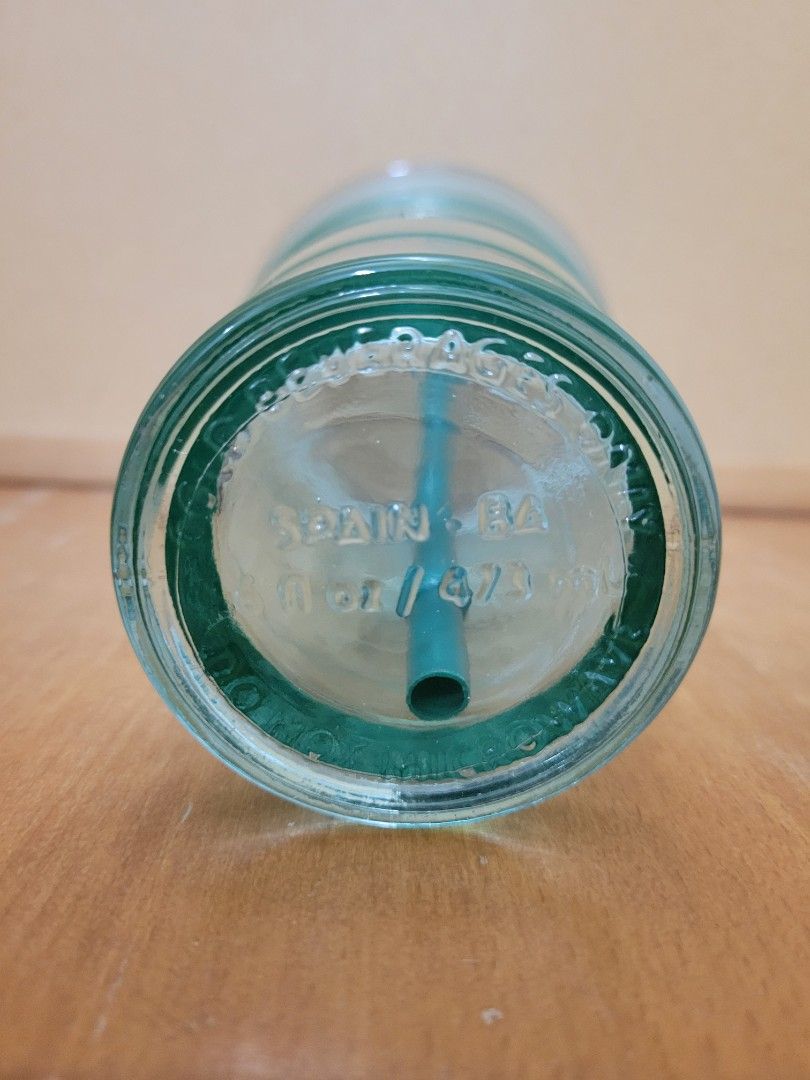 Starbucks Glass Cup With Straw