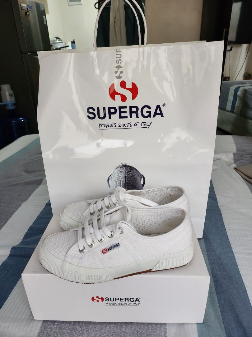 SUPERGA CLASSIC SNEAKERS 2760 WHITE Women s Fashion Footwear