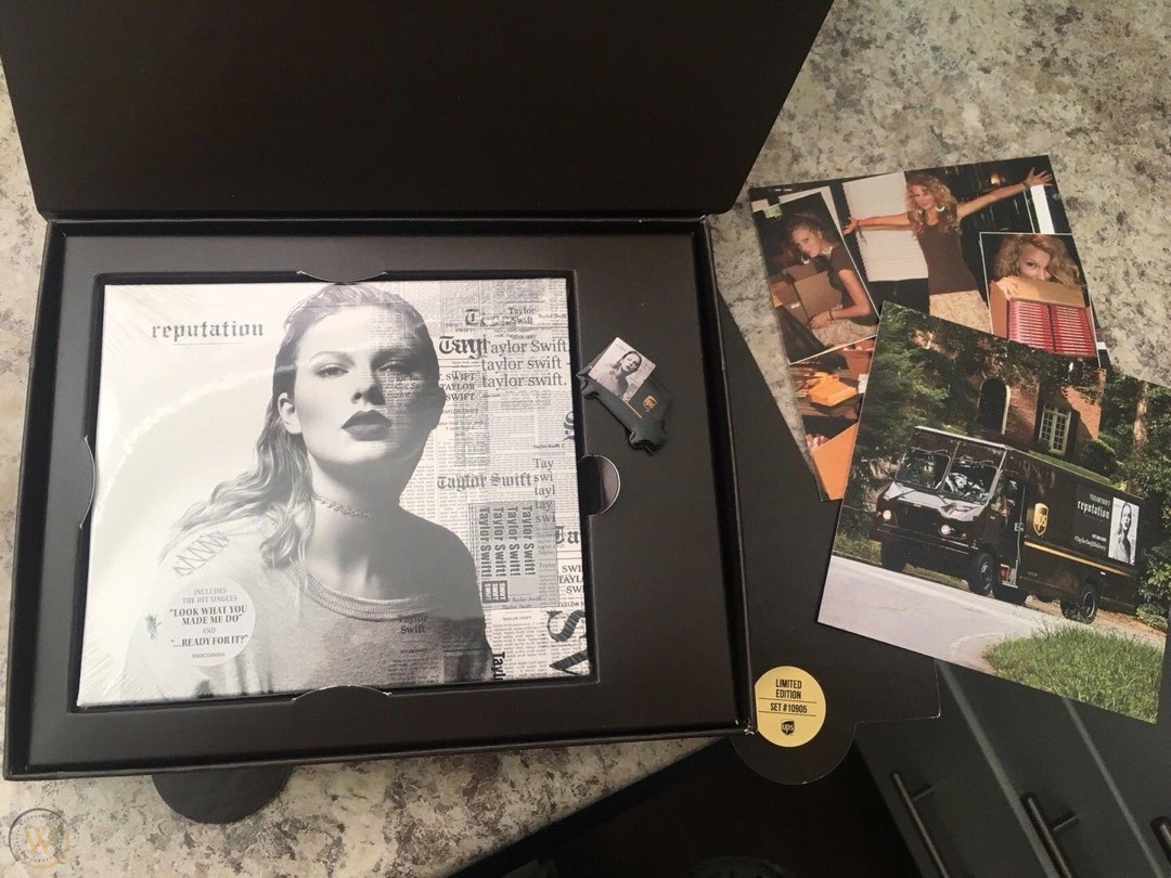 Taylor Swift reputation UPS bundle limited edition, 興趣及遊戲, 收藏品及紀念品, 明星 ...