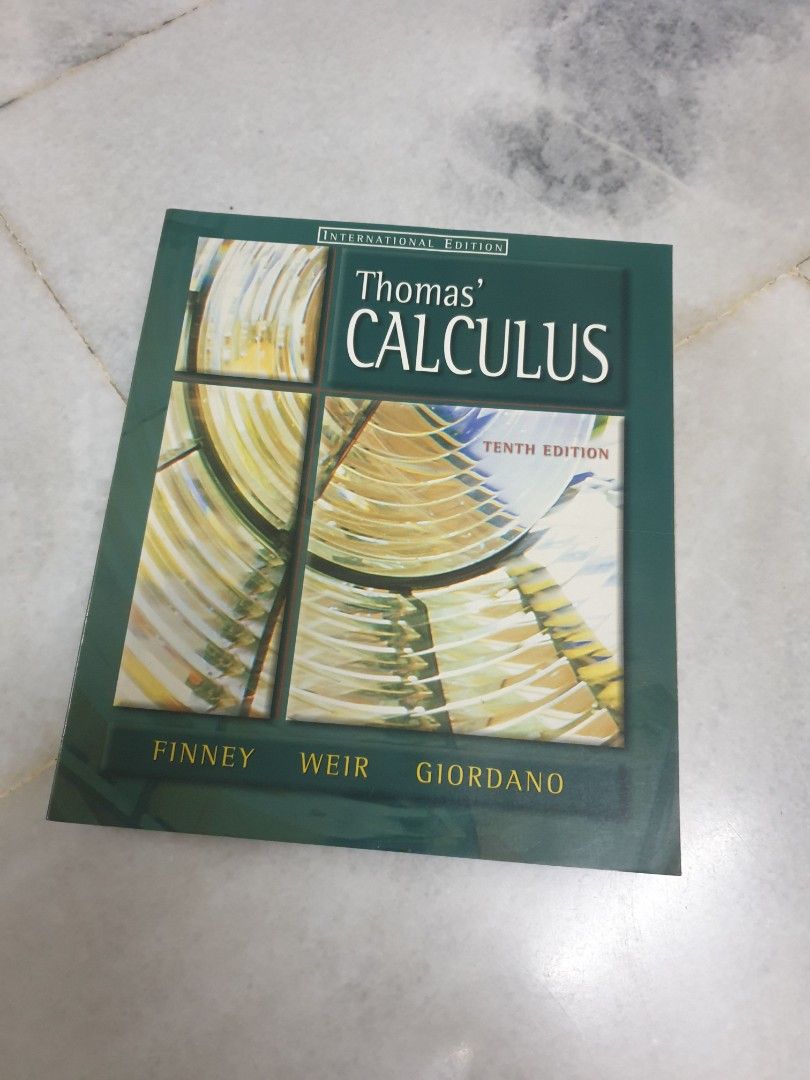 Thomas Calculus 10th Edition Finney Weir Giordano Hobbies And Toys Books And Magazines 9460