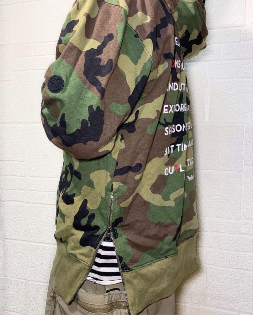 Timberland camo hotsell hoodie