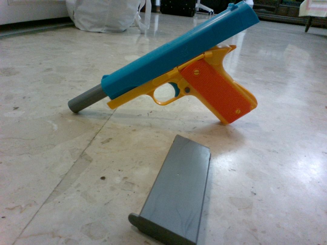 nerf toshi 1911 toy model, Hobbies & Toys, Toys & Games on Carousell
