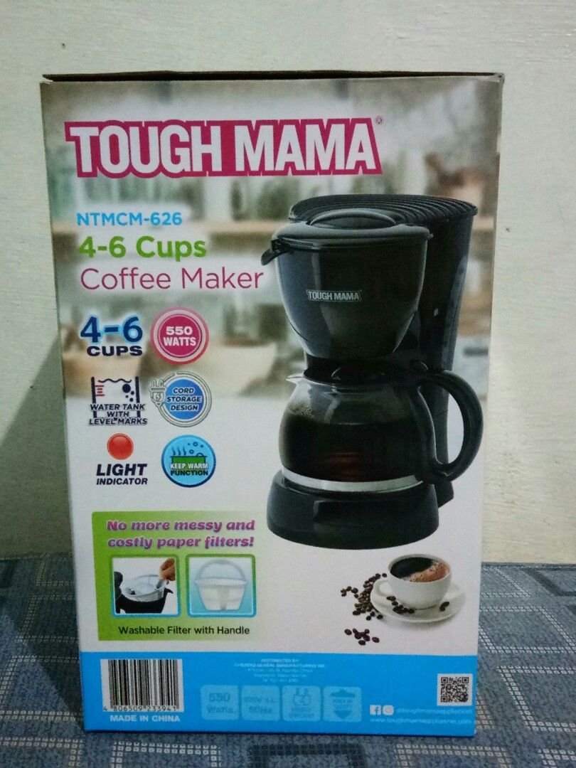 4-6 Cups Coffee Maker - Tough Mama Appliances