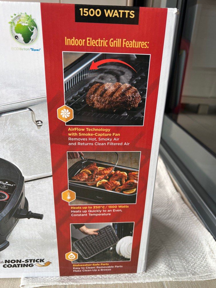 Toyomi Electric Smokeless Grill BBQ 2002, TV & Home Appliances, Kitchen