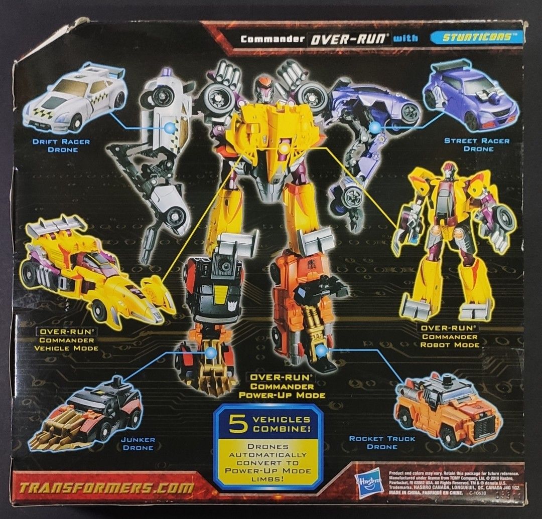 美版變形金剛Transformers Power Core Combiners Over-Run with