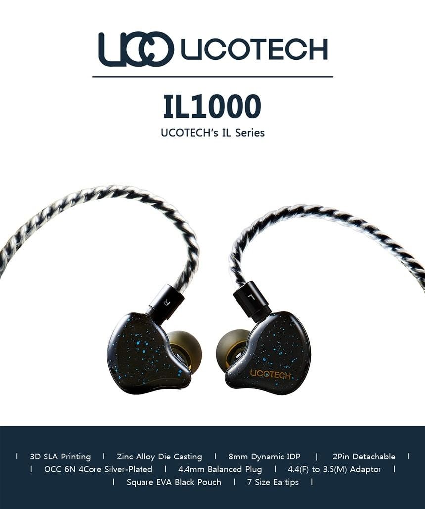 UCOTECH IL1000 8mm Dynamic Driver Independent Dynamic in Pocket IEM BNIB ORIGINAL FREE Delivery