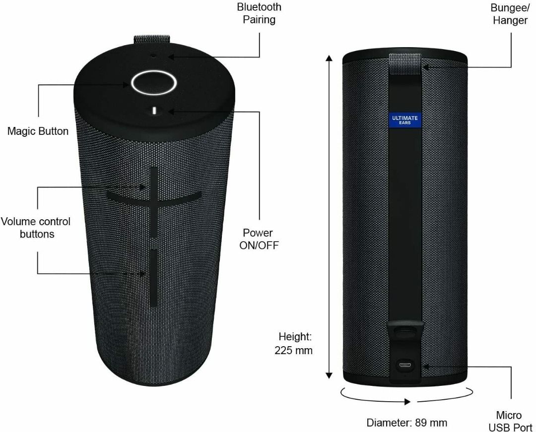 Ultimate ears boom 3 sales waterproof bluetooth wireless speaker