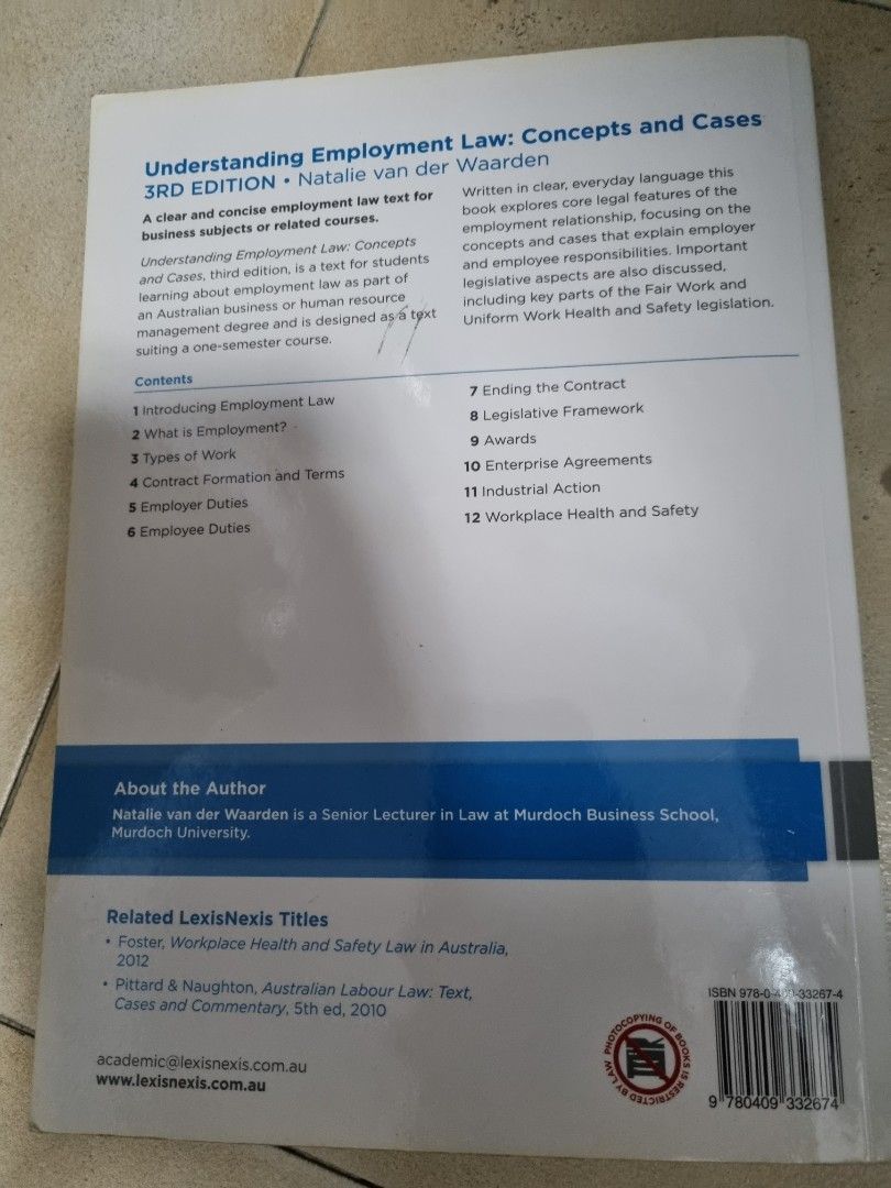 Understanding Employment Law, Hobbies & Toys, Books & Magazines ...
