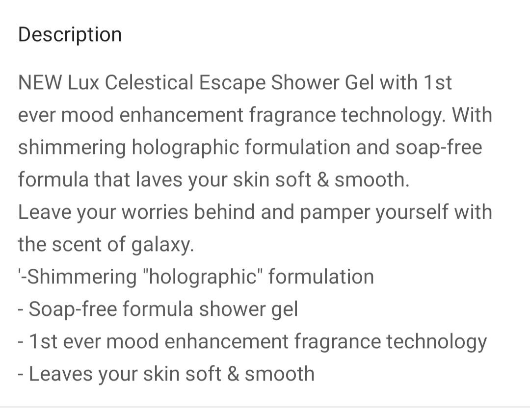 Unilever/LUX Shower Gel N Hand & Body Milk, Beauty & Personal Care