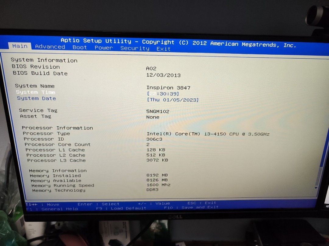 Upgraded Dell inspiron 3847 desktop i3 4150 8gb 120gb ssd Windows 10 Home