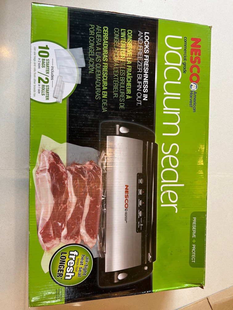 Nesco Vacuum Sealer grade), TV & Home Appliances, Kitchen